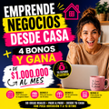 Emprende Negocios Desde Casa + 4 Bonos y Ganá + de $1.000.000 al mes